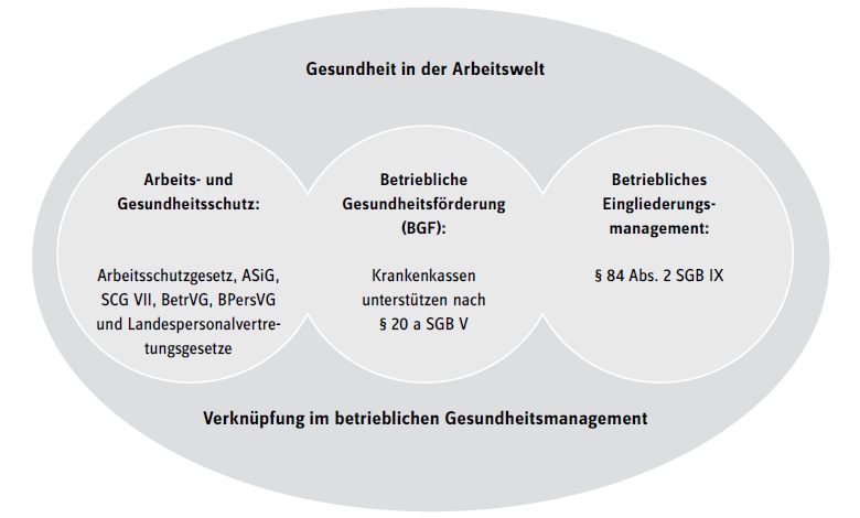 Grafik - Betriebliche Gesundheitsmanagement (BGM)